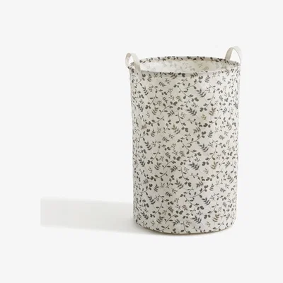 La Redoute Oita Floral Polycotton Laundry Basket