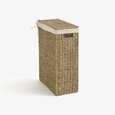 La Redoute Spacio Narrow Woven Straw Laundry Basket