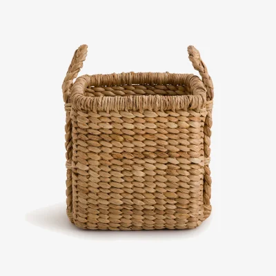 La Redoute Tima Square Basket in Water Hyacinth