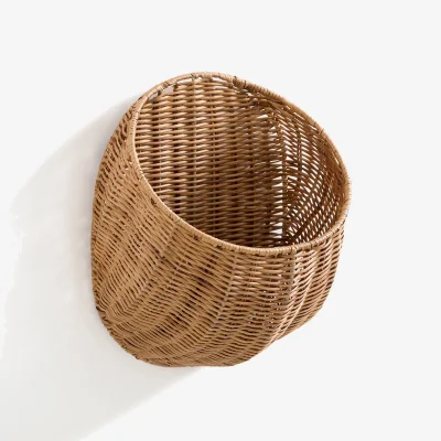 La Redoute Osira Rattan Wall Basket