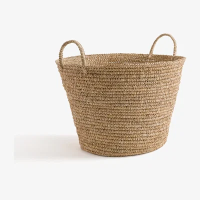 La Redoute Jak Raffia Basket with Handles