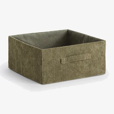 La Redoute Veloudo Foldable Corduroy Basket