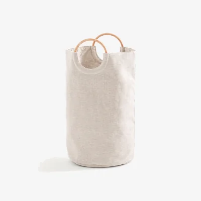 La Redoute Louison Linen Laundry Basket