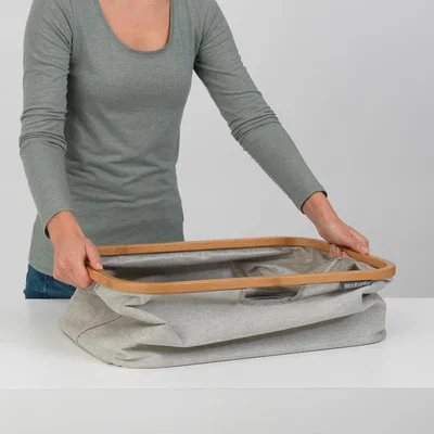 La Redoute Foldable Laundry Basket, 40L