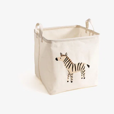 La Redoute Junglito Zebra Cube Basket