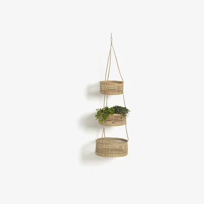 La Redoute Cesta Woven Hanging Baskets (Set of 3)