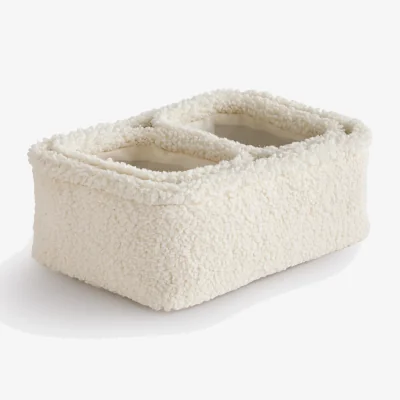 La Redoute Set of 3 Boklio Fleece Nesting Baskets