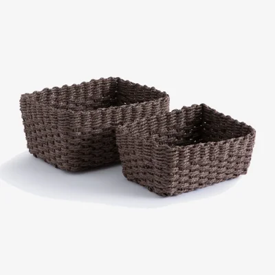 La Redoute Set of 2 Alano Paper Rope Baskets