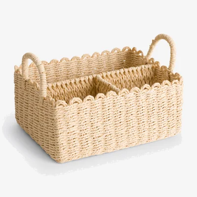 La Redoute Petalia Woven Paper Storage Basket