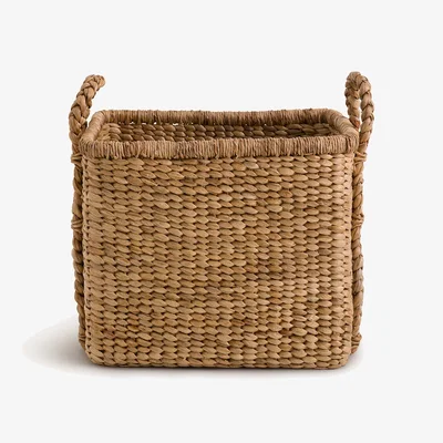 La Redoute Tima Rectangular Basket in Water Hyacinth