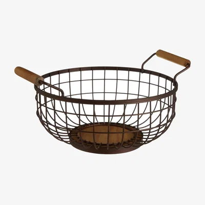 La Redoute Fruit Basket in Bronze Finish