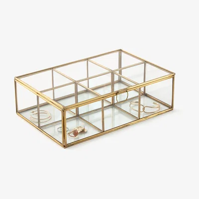 La Redoute Uyova Glass & Metal Multi-Compartment Box