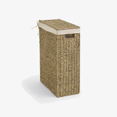 La Redoute Spacio Narrow Woven Straw Laundry Basket