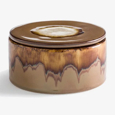 La Redoute Orya Ceramic Storage Box, Height 8cm