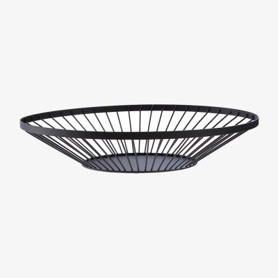 La Redoute Flat Wire Fruit Basket in Matte Black