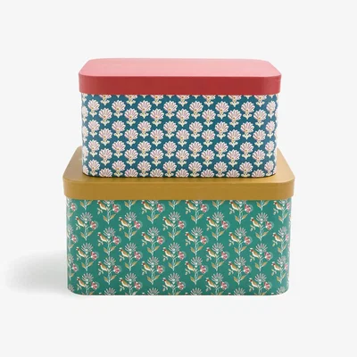 La Redoute Set of 2 Nadesha Cardboard Storage Boxes