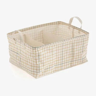 La Redoute Acao Multi Storage Basket with Check Print