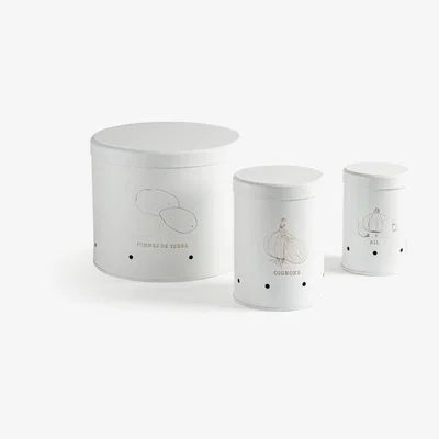 La Redoute Léonce Storage Jars with Ventilation (Set of 3)