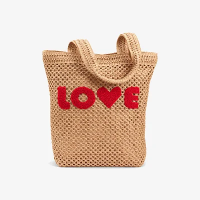 La Redoute Gabriella Straw Basket Tote Bag