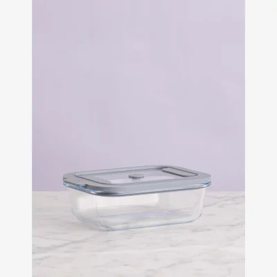 Marks & Spencer Kilner Set of 3 Rectangular Storage Boxes Clear