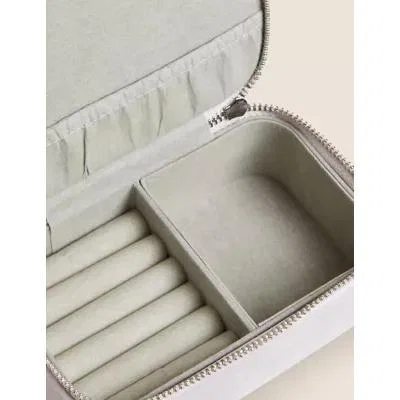 Marks & Spencer M&S Alphabet Jewellery Box - LetrP - Grey, Grey