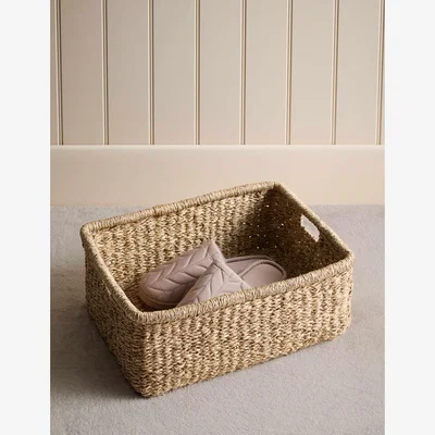 Marks & Spencer M&S Collection Seagrass Large Rectangular Basket - Natural, Natural