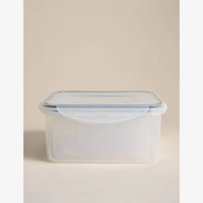 Marks & Spencer M&S Set of 8 Square Clip Top Nesting Storage Boxes Black
