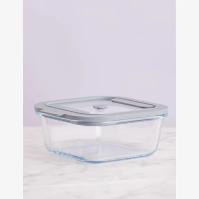 Marks & Spencer Kilner Set of 2 Square 0.8L Kilner Storage Boxes Clear