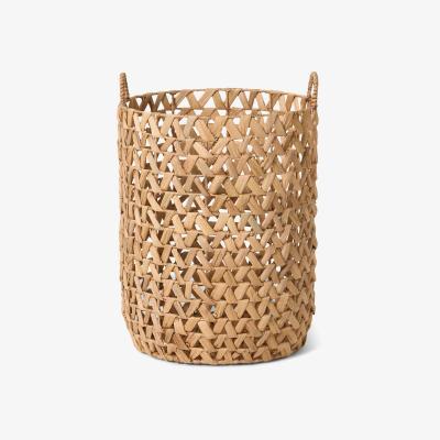 Made.com Jamal Laundry Basket, Natural Water Hyacinth