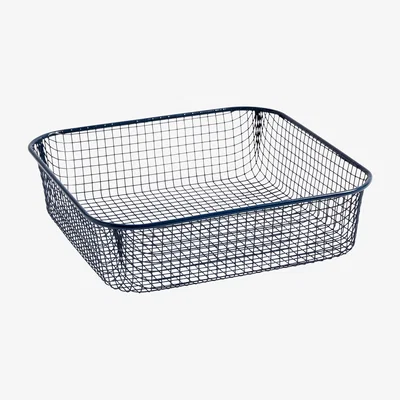 Made in Design Trinkets Basket - / Square - Wire mesh by Hay Blue
