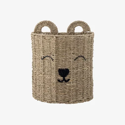 Made in Design Basket Tesse cane & fibres / L 26 x H 33 cm - To stand or hang - Bloomingville