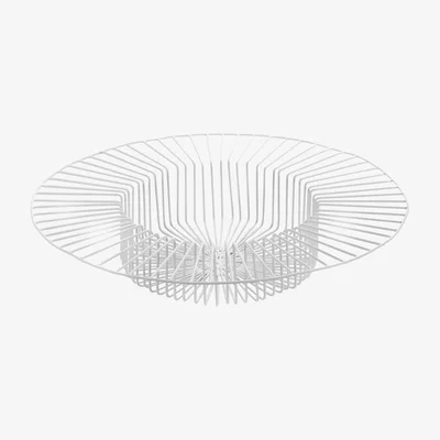 Made in Design Paglieta Basket - Ø 45 x H 8 cm by Serax White