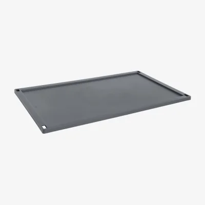 Made in Design Lid plastic material grey / For Basket Colour Crate X-Large 42.5 x 68.5 cm - Hay