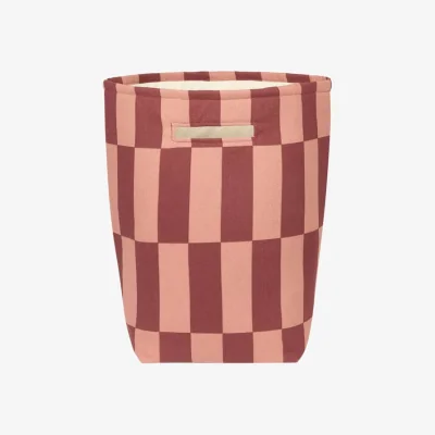 Made in Design Vibes Basket textile red / H 56 cm - NOBODINOZ