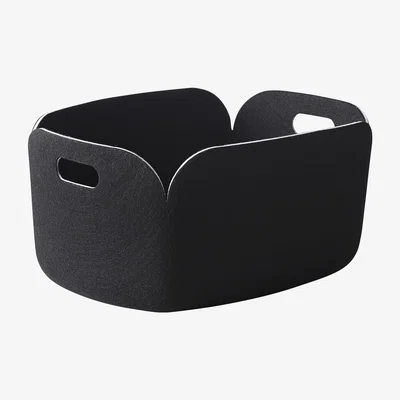 Made in Design Restore Basket - 100% recycled by Muuto Black