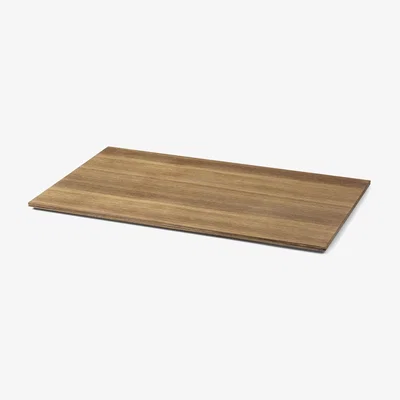 Made in Design Tray - Wood / For Plant Box Large flowerpot - Depth 34 cm x L 57 cm by Ferm Living Natural wood