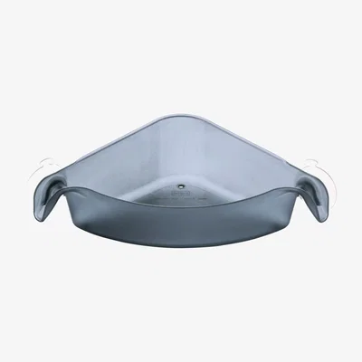 Made in Design Boks Storage box - Corner - With sucker by Koziol Grey