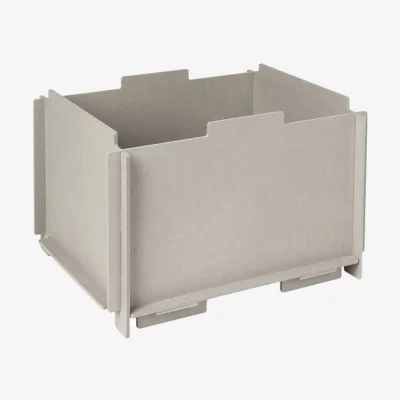 Made in Design Stacie Stacking box wood grey / 44 x 34 x H 28 cm - MDF - BROSTE COPENHAGEN