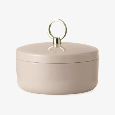Made in Design Ring Medium Box - / Ø 10 x H 8.5 cm - Steel by Normann Copenhagen Beige