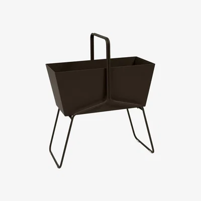 Made in Design Basket Flowerpot metal brown tall / W 70 x H 84 cm - Fermob