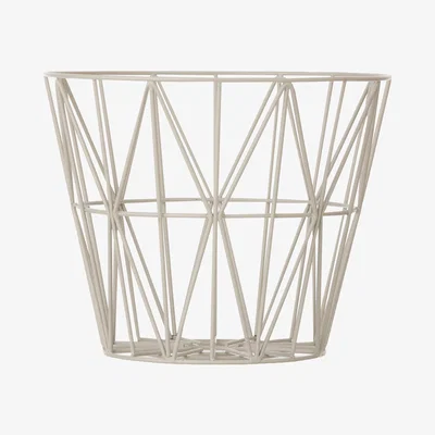 Made in Design Wire Large Basket by Ferm Living Grey