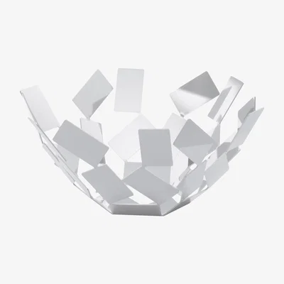 Made in Design La Stanza dello Scirocco Basket - Ø 27 cm x H 13 cm by Alessi White