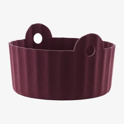 Made in Design Colu Basket textile purple / Ø 44 cm - Recycled felt - Normann Copenhagen