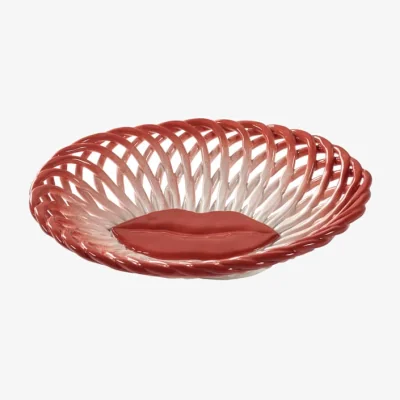 Made in Design Salvador Basket ceramic red / 27 x 22 cm - Serax