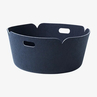 Made in Design Restore Basket - Felt - Ø 52 cm by Muuto Blue