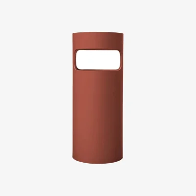 Made in Design Umbrella holder plastic material red / La Wastepaper basket - Reissue 1966 - Kartell