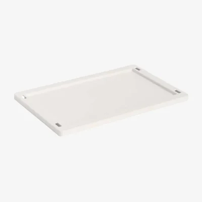 Made in Design Lid plastic material white / For Basket Colour Crate Small 17.5 x 27 cm - Hay