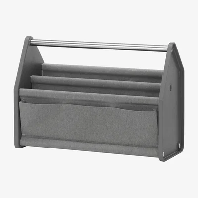 Made in Design Locker Box Basket - / Transportable desk organiser - Fabric / L 46.5 cm by Vitra Grey
