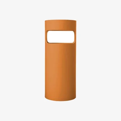 Made in Design Umbrella holder plastic material brown / La Wastepaper basket - Reissue 1966 - Kartell
