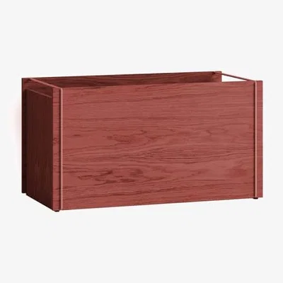 Made in Design Storage Box Box wood red / 60 x 31 x H 33 cm - MOEBE